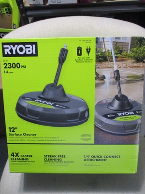 #ad RYOBI Electric Pressure Surface Cleaner Attachment 12quot; Up To 2300 PSI NEW $29.99