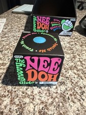 Genuine Schylling Nee-Doh Stress Ball - Blue Needoh The Groovy Glob