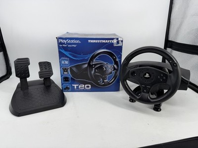 Thrustmaster T80 PS3/PS4 Racing Steering Wheel and Pedals Wired Black CIB READ