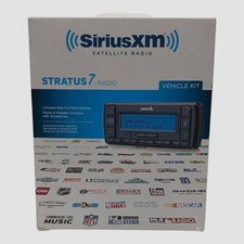 SiriusXM Stratus 7 Satellite Radio with Vehicle Kit Untested