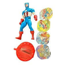 Vintage 1984 Mattel Secret Wars Captain America Marvel Comics w/ Shield