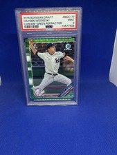 2019 Bowman Draft Chrome Green Ref. /99 Hayden Wesneski #BDC-177 PSA 9 MINT