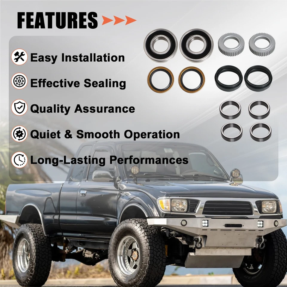 Rear Axle Shaft Bearing& Seal Kit 90363-40068 For Toyota Tacoma Tundra 4Runner - Imagem 4 de 4