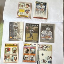  Dallas Cowboys Football Bennett 8 card lot Aikman, Dion, Emmit, Dorrset 