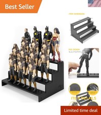 Sturdy 6-Inch Figure Display Stand with Flexible Pegs - Perfect for Collectors