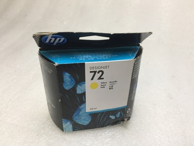 New Genuine HP DesignJet 72 Yellow Ink C9400A Exp JAN 2017/MAR 2017/JUN 2017