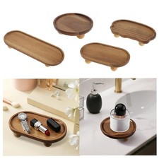 Vassoio decorativo in legno per camino con candele in stile rustico