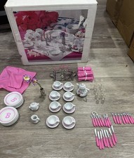 VINTAGE 1997 BARBIE ELEGANT EVENING MATTEL TOOTSIE TOY TEA SET