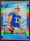 2018 Donruss Optic Josh Allen Holo Prizm Rookie RC #154 Bills