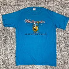 VTG Whitewater Club Adventure Calls 1986 XL Made In USA Shark Rafting T-Shirt