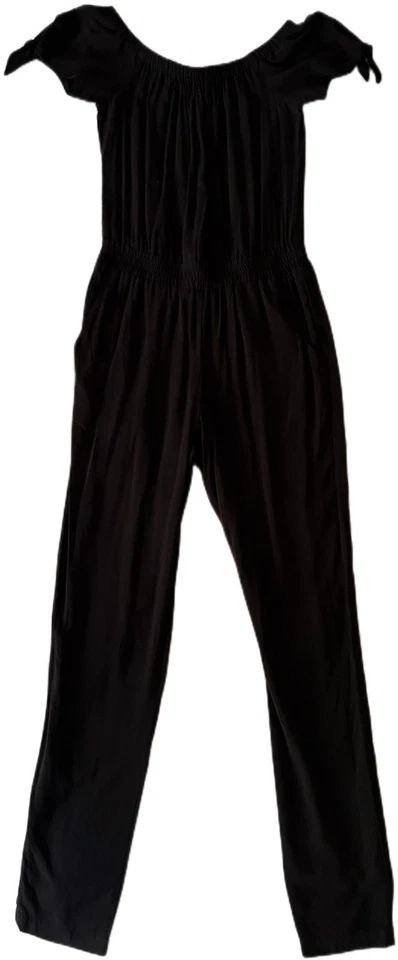 NUEVO SIN ETIQUETAS $168 REVOLVE X SPLENDID Mono Chelsea Voile en Negro Talla S Foto 3 de 4