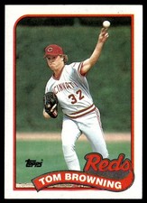 1989 Topps Tom Browning Cincinnati Reds #234