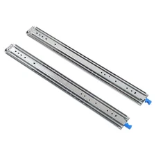 500lb Capacity Locking Drawer Rails 28 Inch Full Extension Ball Bearing Slides