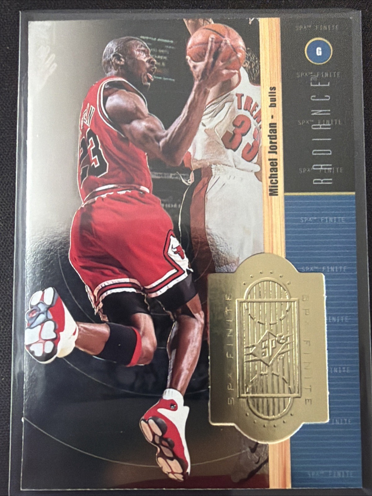 1998-99 UPPER DECK SPX FINITE MICHAEL JORDAN #1 RADIANCE PARALLEL /5000