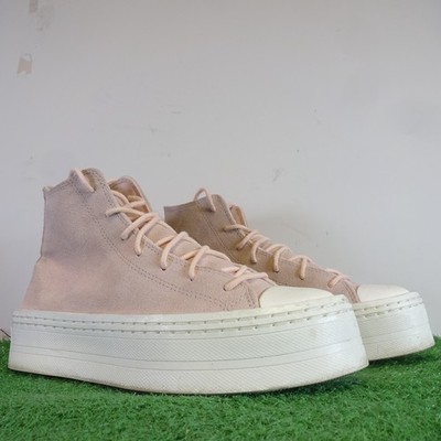Converse Turnschuhe Gr. 6 Damen Rosa Chuck Taylor Modern Lift Plateau Schuhe
