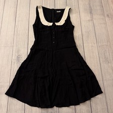 Reformation Bridget Mini Collared Dress in Black Size 6 Women’s