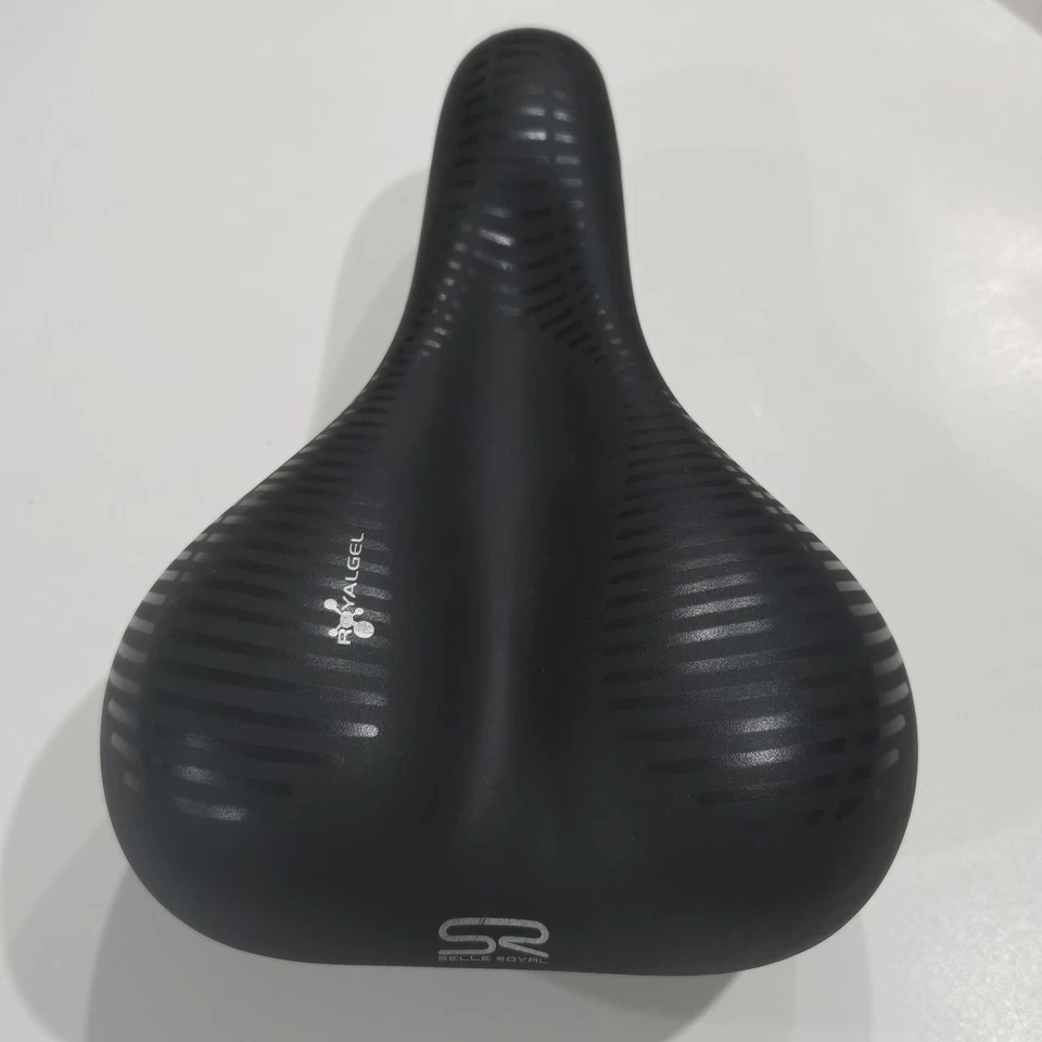 Sillín de bicicleta Selle Royal Avenue negro moderado para hombre, nuevo Foto 3 de 4