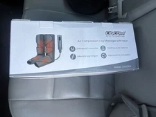 CINCOM Heated Leg Massager for Circulation and Pain Relief - Air Compression