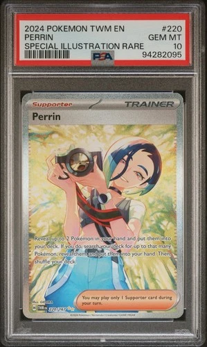 Perrin PSA 10 📸 Pokemon Twilight Masquerade 220/167 Special Illustration Rare