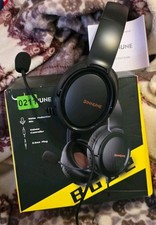 Gaming Headset with Mic for Xbox, One, PS4, PS5, PC,  More, Black  Green