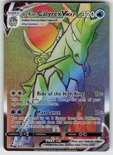 Ice Rider Calyrex VMAX 202/198 Rainbow Rare Chilling Reign on eBay