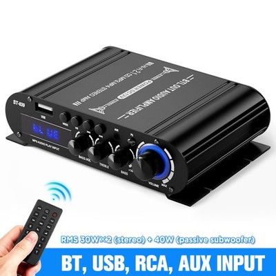 HiFi Mini Bluetooth 5.0 Digital Power Sound Verstärker Stereo Audio Receiver USB