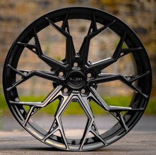 22" MERCEDES GLC AMG X253 X254 Riviera RF5 Flow Formed Gloss Black 10.5j Alloys