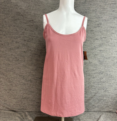 One Step Up NWT Tank Top Dusty Pink XL Basic Layering Adjustable straps Stretch
