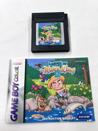 Legend Of The River King 2 Game Boy Color W Manual Authentic Tested Nice