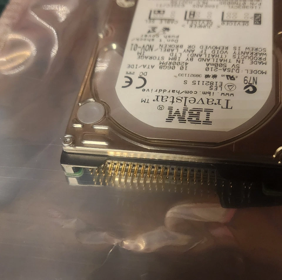 MS-DOS 6.22 Drop-in IDE HDD For Vintage Laptops 10GB Capacity 2GB Formatted - Image 2 of 2