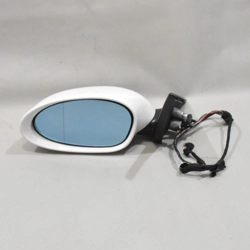 03-08 BMW E85 Z4 Left Driver Door Mirror White 010729 OEM
