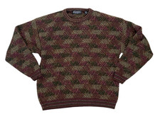 Vintage Brandini Coogi Style Sweater Men  s Made In Italy Cosby Grandpa Size L