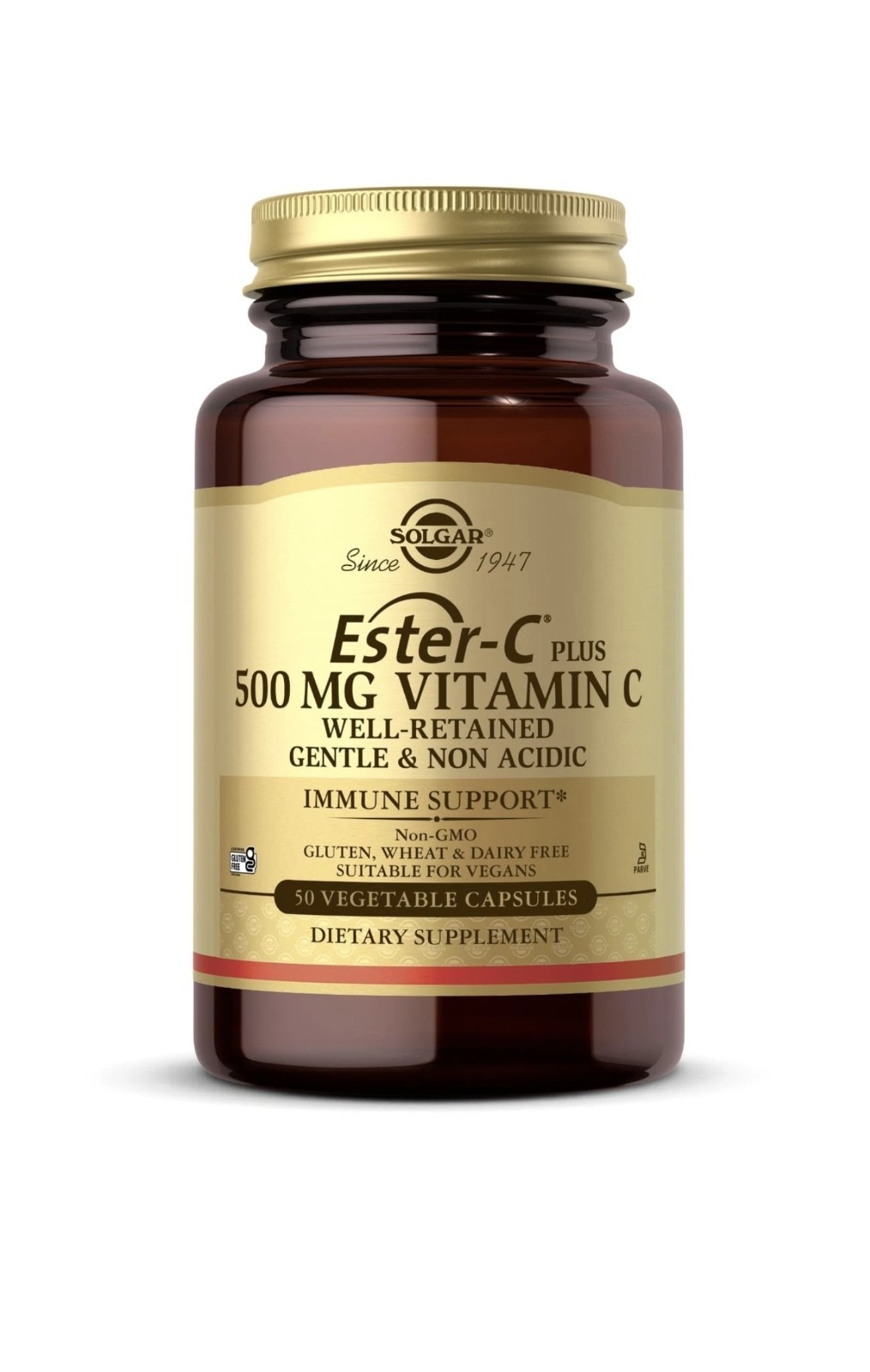 Solgar® Ester-C Plus 500 mg Vitamin C Vegetable Capsules - Pack of 50 - Image 14