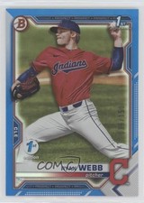 2021 Bowman Draft 1st Edition Blue Foil 38/150 Ryan Webb #BD-57 6fs