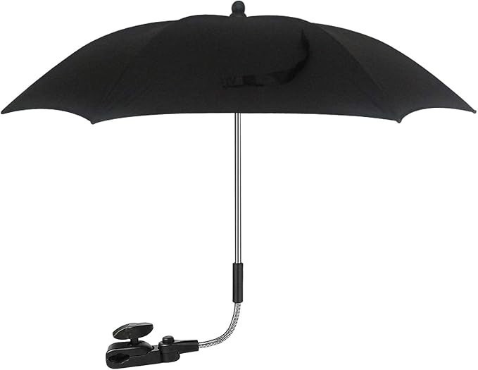 Parasol poussette SPF 50+ avec protection solaire maximale et parapluie imperméable