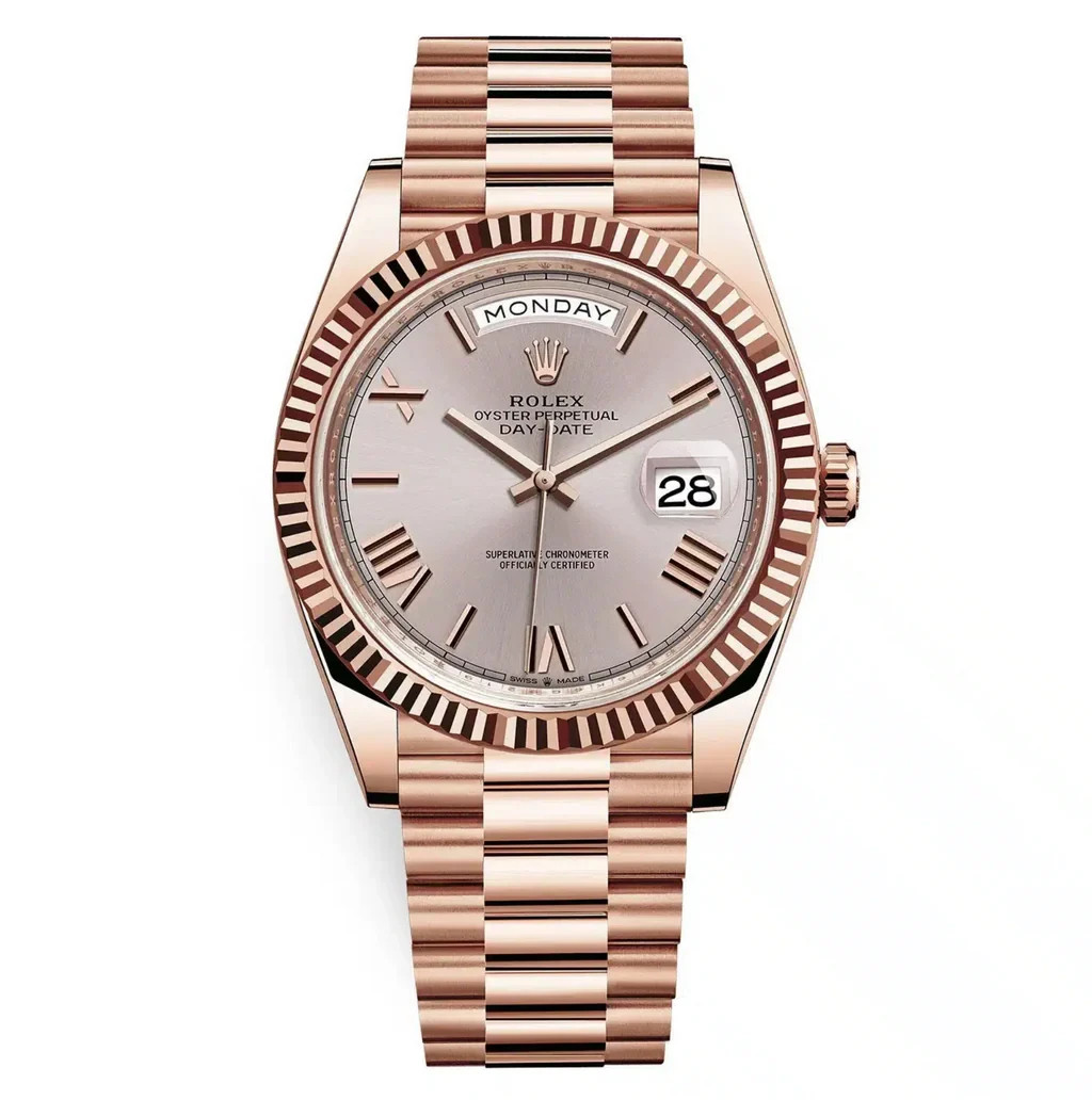 Rolex Day-Date 40mm Rose Gold President Sundust Dial - 228235 | eBay