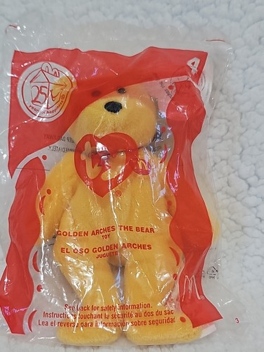 McDonalds Happy Meal 25th Anniversary Teenie Beanie Bears Complete Set 12 In Bag - Picture 5 of 13