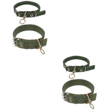  Set of 2 Goat Collars Wide Pet Sheep Accessories Cat Big for Goats