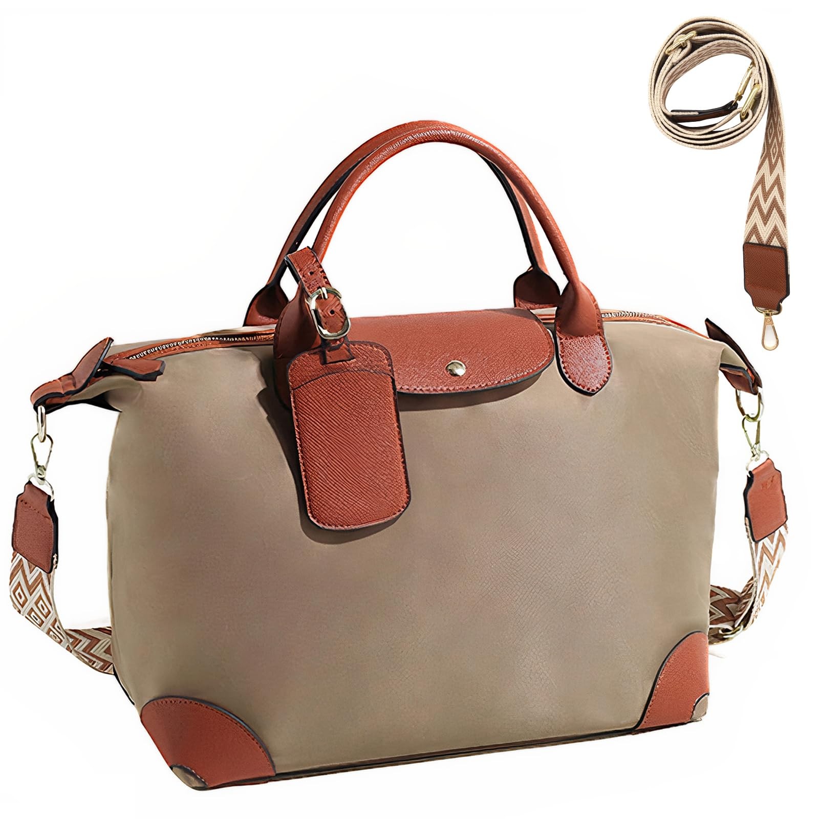 Large Tote Bag Women Crossbody Gym Travel Tote Bags Duffel Weekender Overnigh...