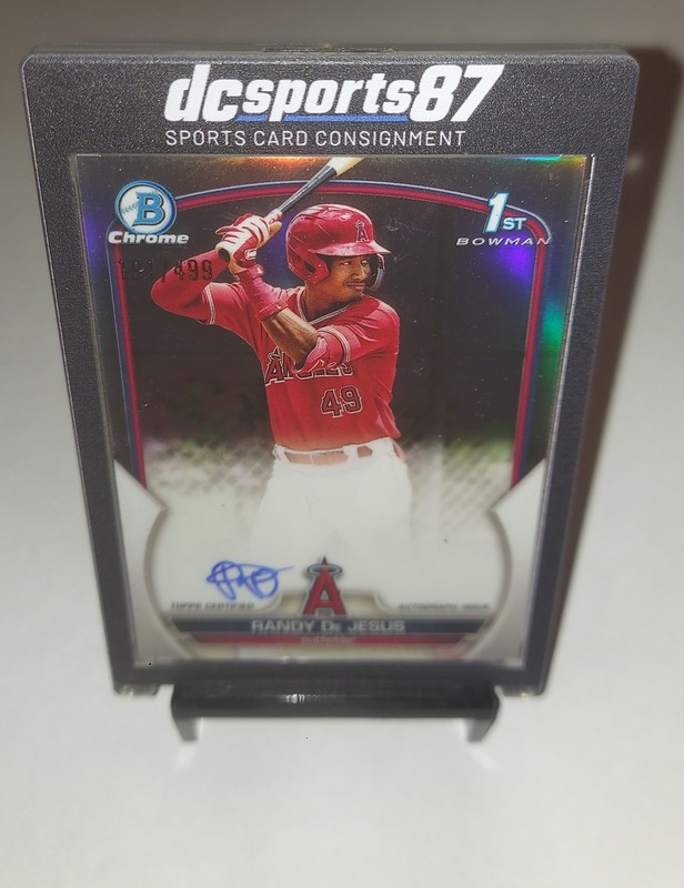 2023 Bowman Chrome Randy de Jesus Auto /499 1st Bowman
