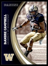 2016 Panini University of Washington DiAndre Campbell  Washington Huskies #40
