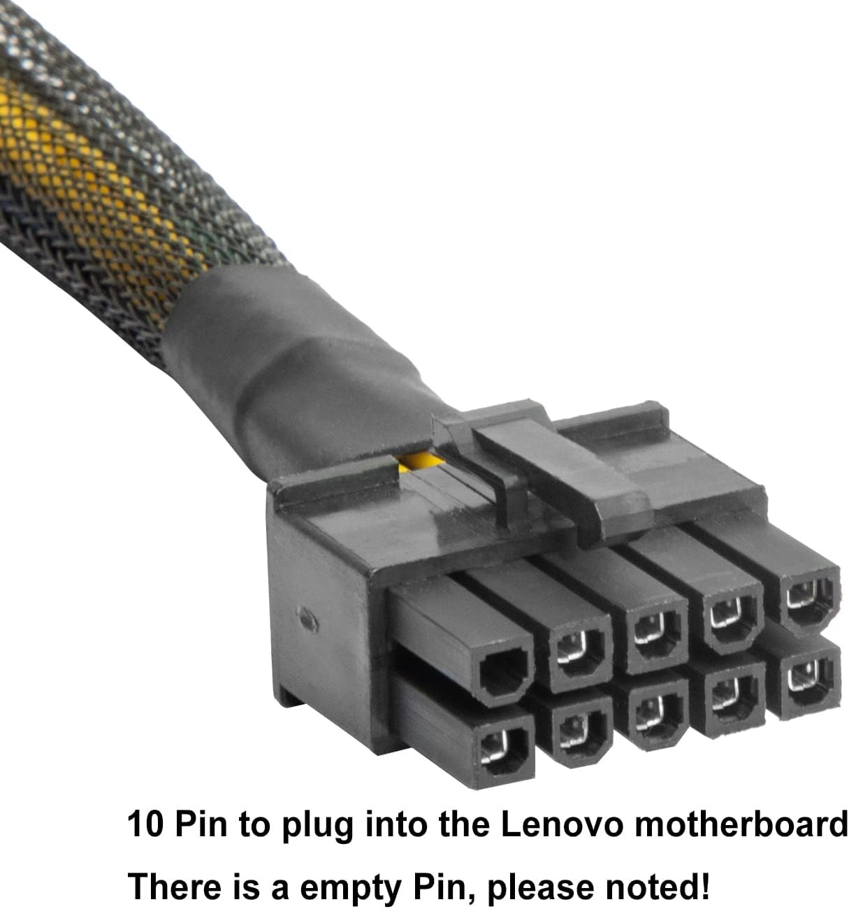 24 Pin to 10 Adapter for IBM Lenovo Motherboard PC and Server ATX Black 