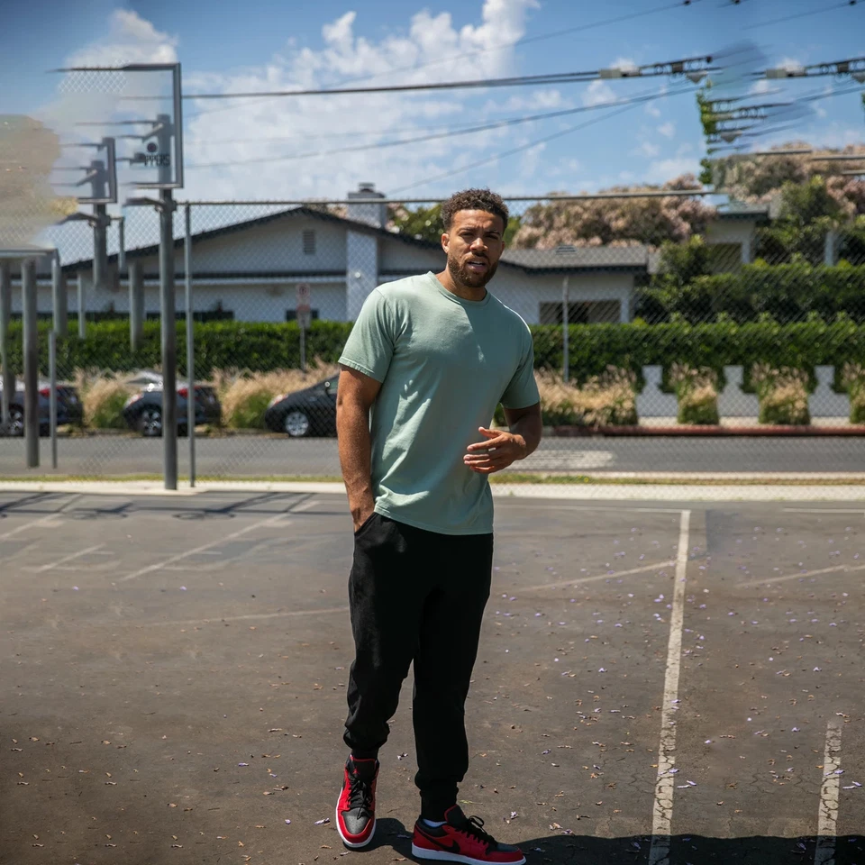 Pantalones deportivos unisex de vellón de peso medio para hombre (NUEVOS) - Independent Trading Co. Foto 4 de 4