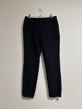 Saint Laurent Paris Black Wool Slim Trousers M Pre-Owned