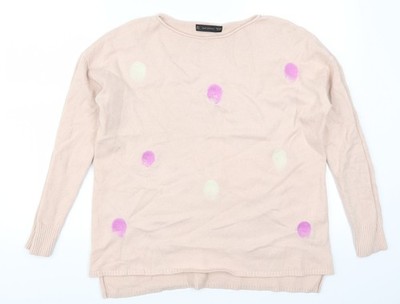Pullover Pulli Damen UK Größe L SMF Woman Rosa