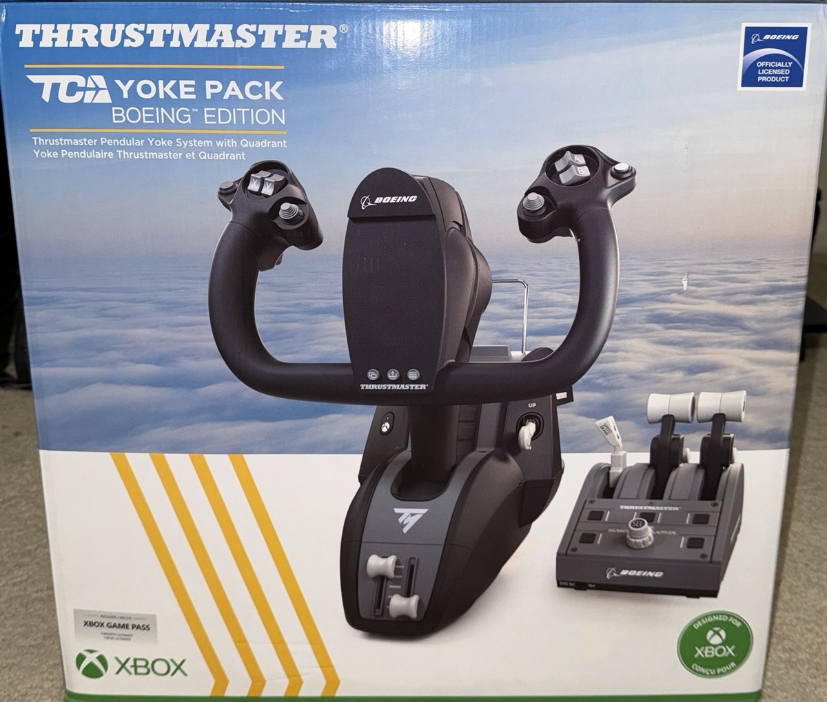 Thrustmaster TCA Yoke Pack Boeing Edition Flight Stick & Quadrant 