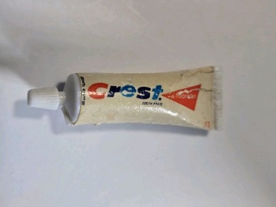 Vintage 80s Mini Crest Toothpaste Tube For Dolls
