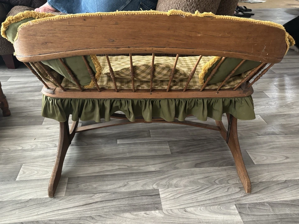 Antiguo asiento de banco Buckboard Wagon Foto 2 de 4