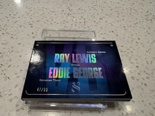 2025 Panini Silhouette Ray Lewis - Eddie George 1 ON 1 Booklet Auto Patch / 99
