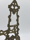 Vintage Baroque Brass Table Top Easel 6” Chain Intact — photo 8